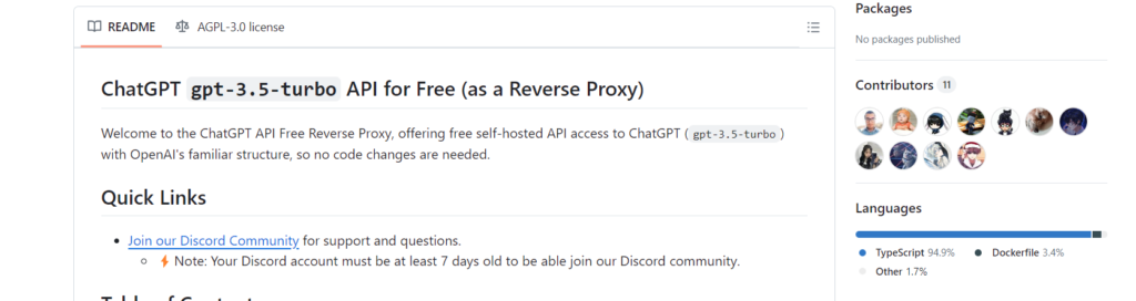 ChatGPT reverse proxy